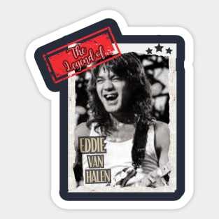 The Legend of Eddie Van Halen Sticker